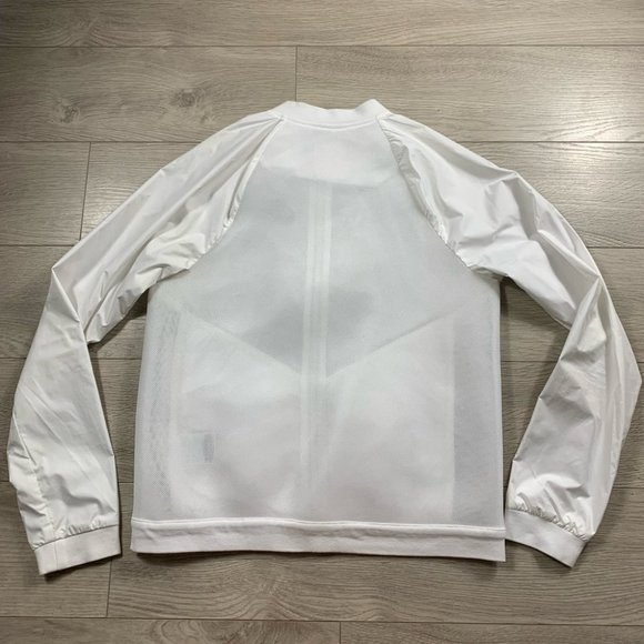 Nike Tech Hypermesh Bomber Womens Sport Jacket White - Picture 7 of 12